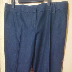 Chaus women's blue denim pants. Size 16. NWOT